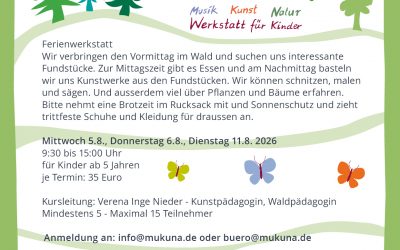 Ferienprogramm in den Sommerferien 2026